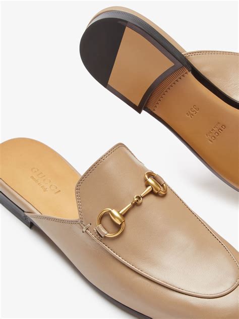 gucci loafer mule|Gucci princetown mules beige.